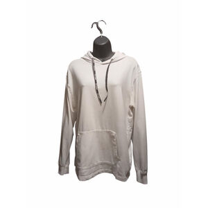 Kenneth Cole New York Men's White Lightweight Pullover Hoodie - Size L - JC422